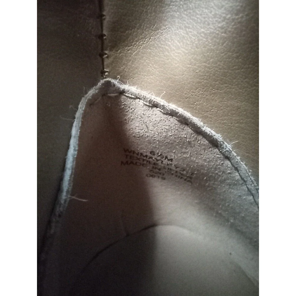 Nine West Faux Suede Grey Ankle Boots Size 6.5M
